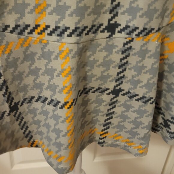 Denim & Co. Gray Printed Brushed Heavenly Jersey Open Front Cardigan Size Medium - Picture 4 of 7